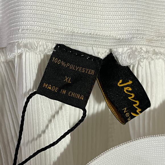 Jerry T New York Tiered Lace Ruffle Midi Skirt Boho Size XL - Picture 8 of 11